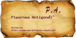 Pipernea Antigoné névjegykártya